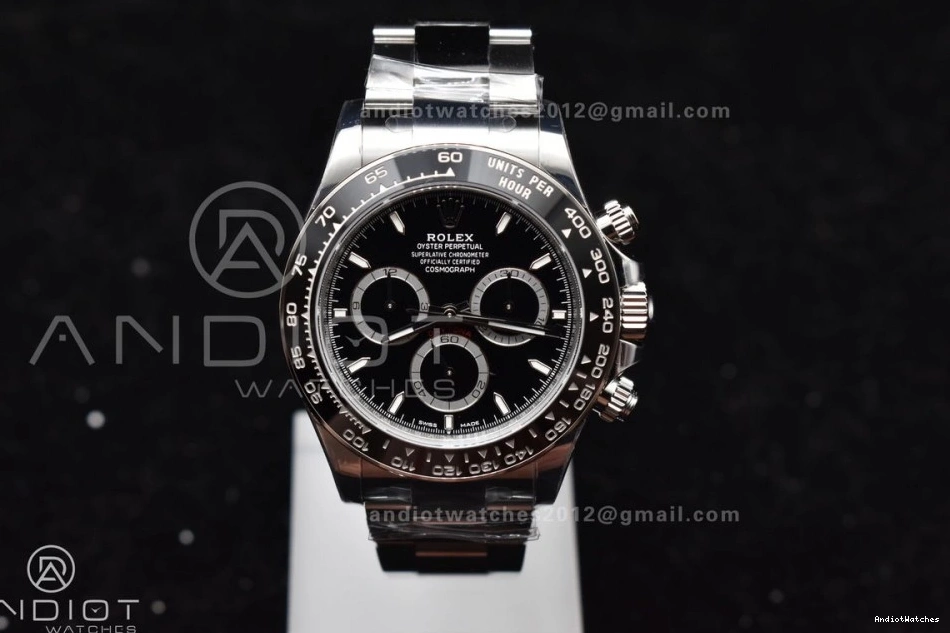 SL4801 126500 in Movement Elegant Steel 904L Dial 1051 Daytona Rolex Factory 1:1 VS Black SBF 0123